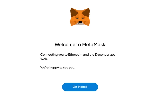 metamask Başlayın